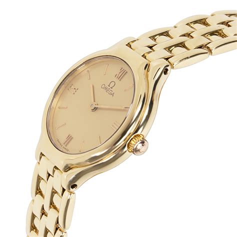 omega gold ladies watch|ladies gold watches uk only.